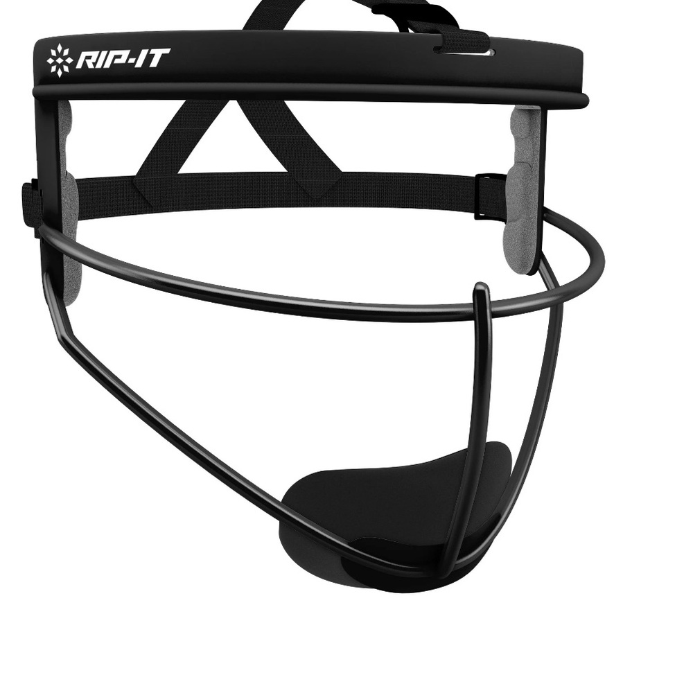 RIP-IT Original Defense Softball Fielder's Mask, Youth, Black